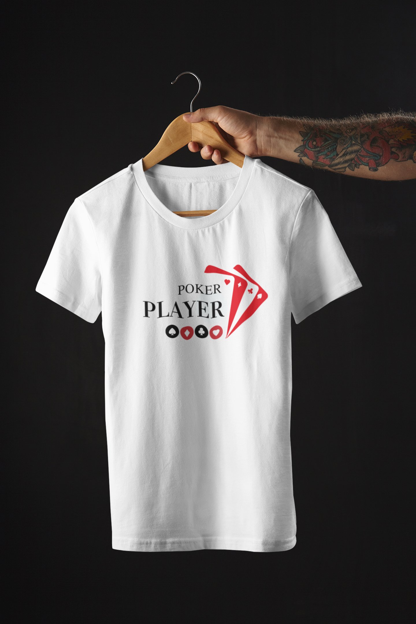 T-shirt Poker Player Cards